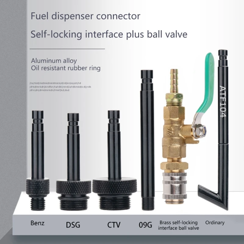 Connecteur de remplissage d'huile pour VW, Audi, Mercedes Benz, transmission  automatique de voiture, adaptateur de remplissage d'huile des Émirats  arabes unis, DSG 01J, 09G, CVT 722.9, 5 pièces