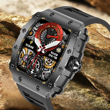 Nuovo Trend Smart Sports Watch 1.76 pollici AMOLED 3D quadrante dinamico IP67 Impermeabile Bluetooth Chiamata NFC Assistente vocale Smartwatch da uomo
