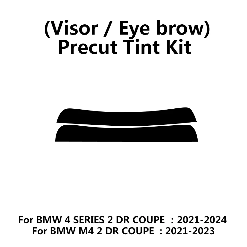 Precut nanoceramics car UV Window Tint Kit Automotive Window Film For BMW 4  SERIES F32 2 DR COUPE 2021-2024