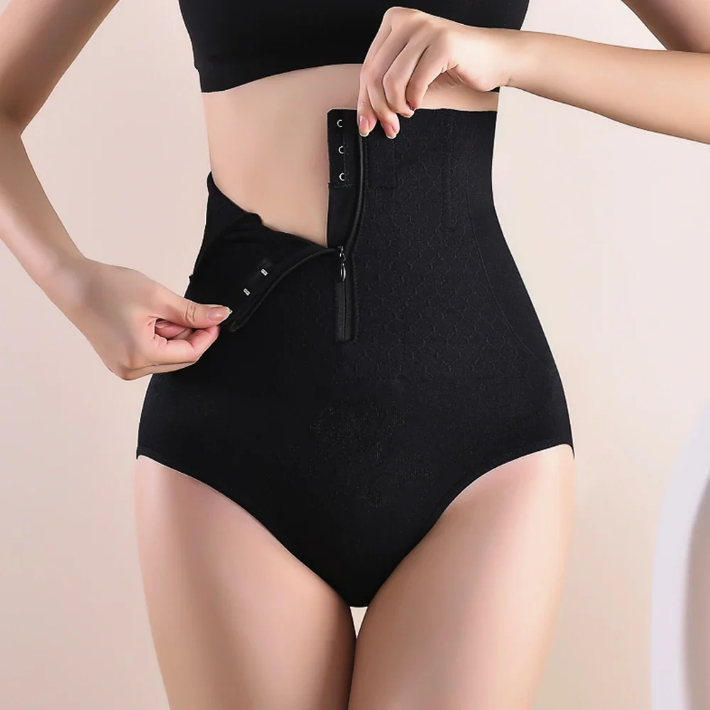 

Body Shaper Underwear Women High Waist Tummy Control Shapewear Panties with Ziper Reducing and Shaping Panty