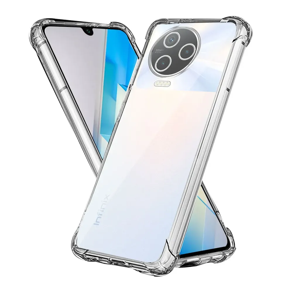 For Infinix Note 12 Pro Case Shockproof Cases For Infinix Note 12 2023 Silicone Soft Clear Cover Fundas For Note 12 PRO 4G Coque