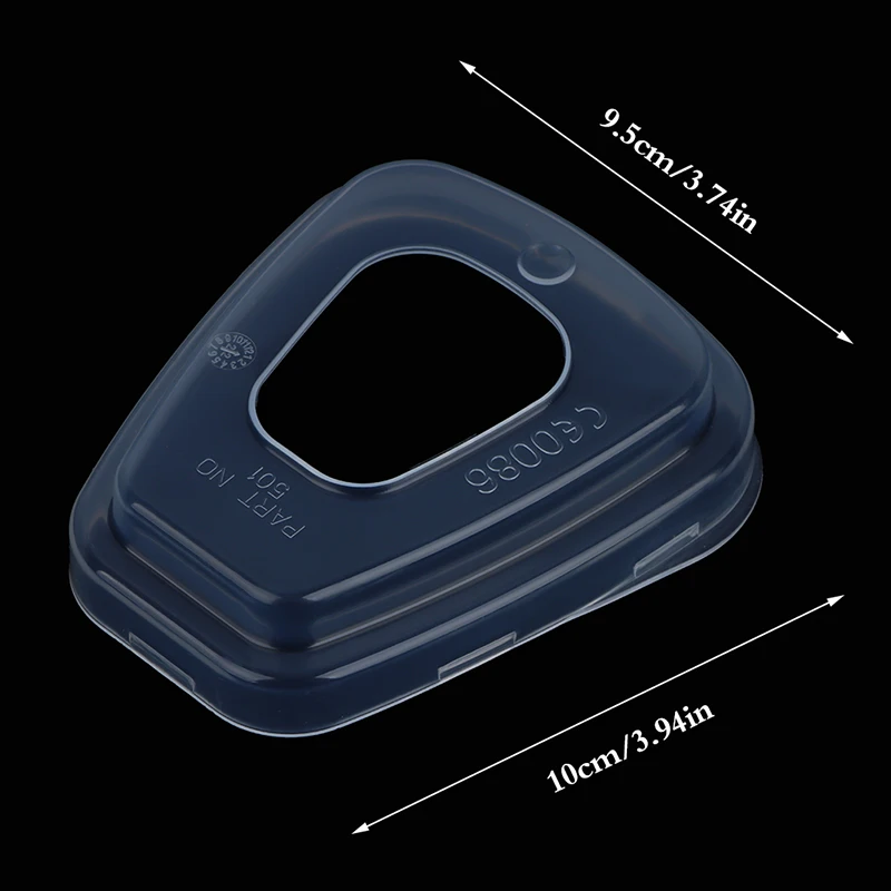 Anti-dust Retainer Case Safety Respirator Part 501 Filter Adapter Plastic Cover 10PCS For 501 6800 6001 5N11 5P71 7502 6200