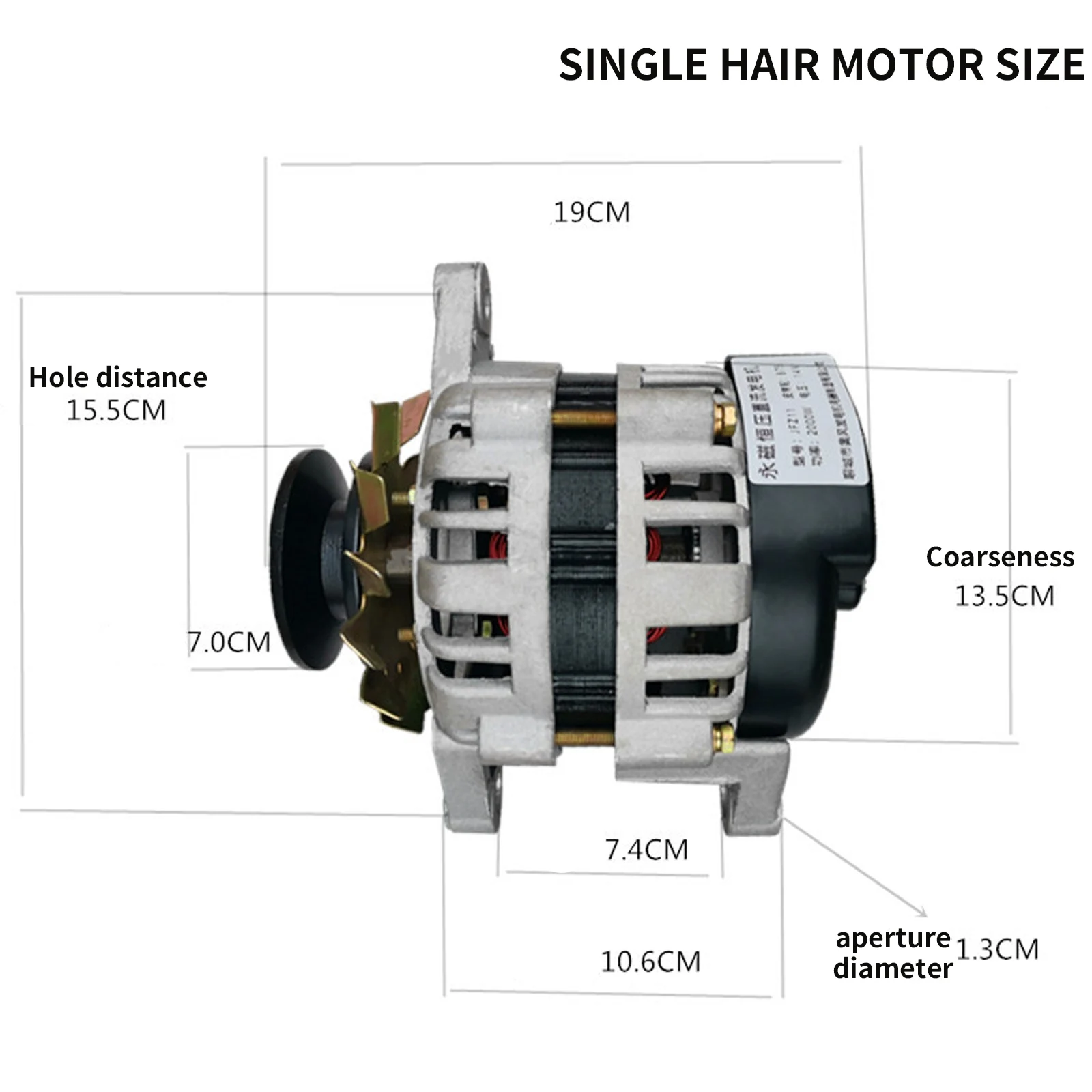 2000W 14/28V High-Power Generator for Tricycle Tractor 12V 24V Permanent Magnet DC Brushless Generator Small Copper Wire Package