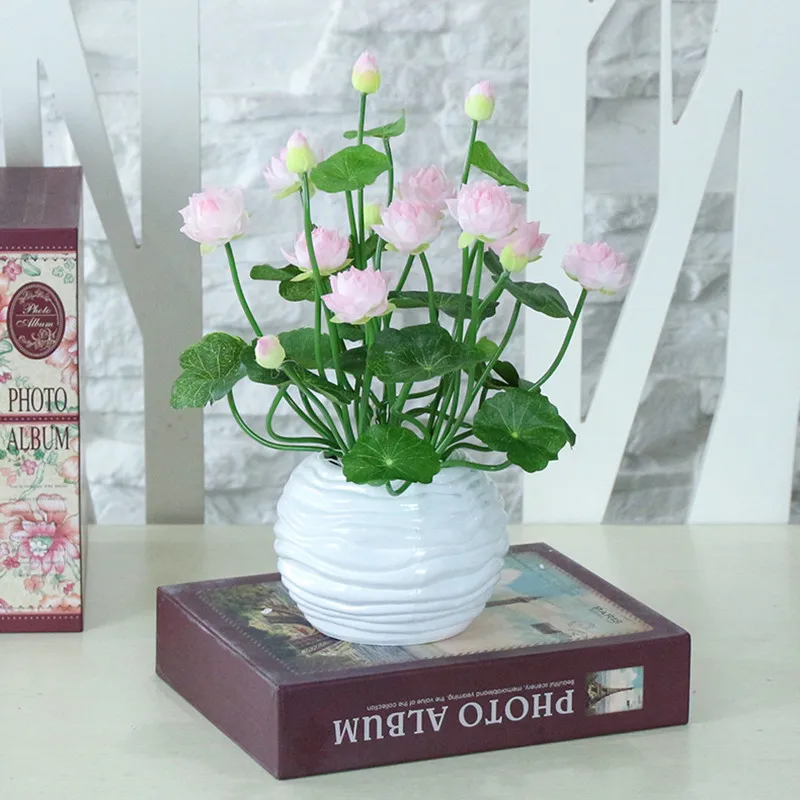 

12 шт., декоративные искусственные листья лотоса, 11 цветов