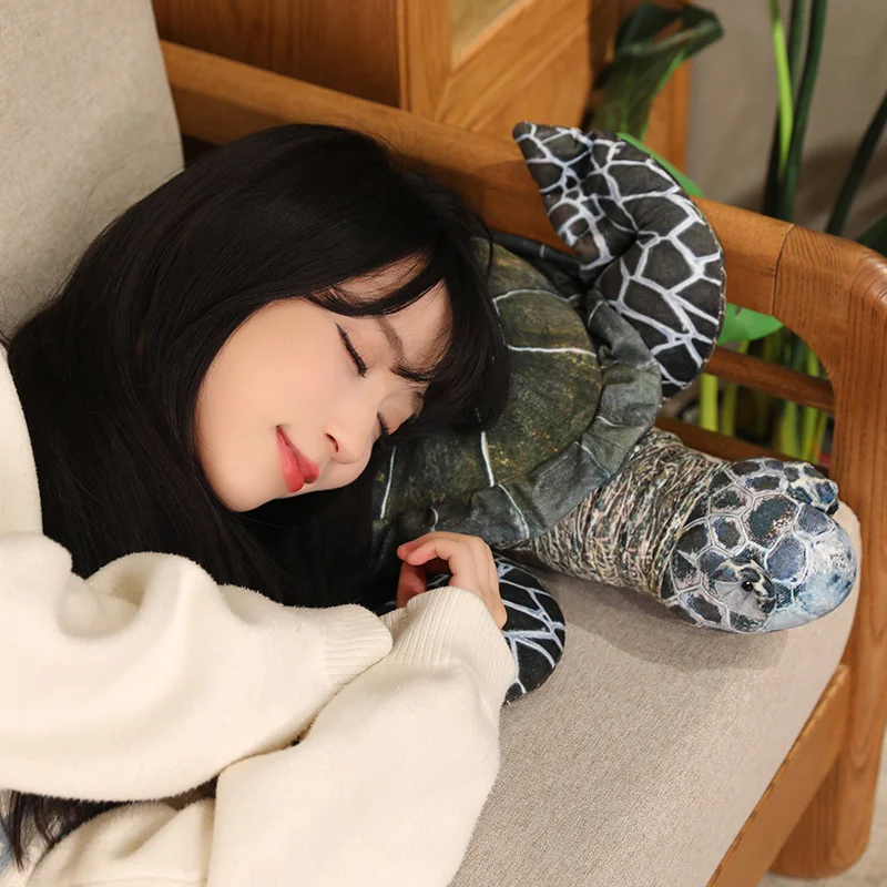 Simulation Meeresschildkröte Plüschtier Meeresschildkröte Plüschtiere Weiche Kawaii Gefüllte Schildkröte Tierspielzeug Heimdekoration Geburtstagsgeschenke – Detail 5