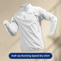 2024 New Men's Long Sve Running T-irt Qui Dry Sports Training Wear Polyester Fiber Modern Sle round Ne Top