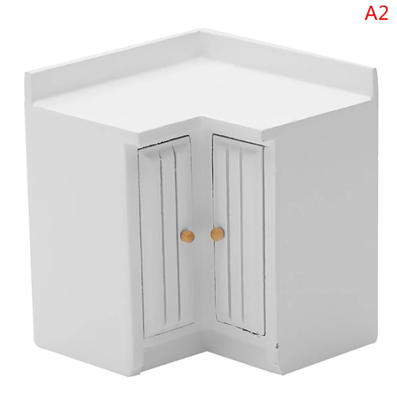 Armadio Da Cucina In Miniatura In Scala 1/12 Per Case Delle Bambole Con Porte Apribili E Cassetto Decorazione Realistica Della Scena Delle Case Delle Bambole