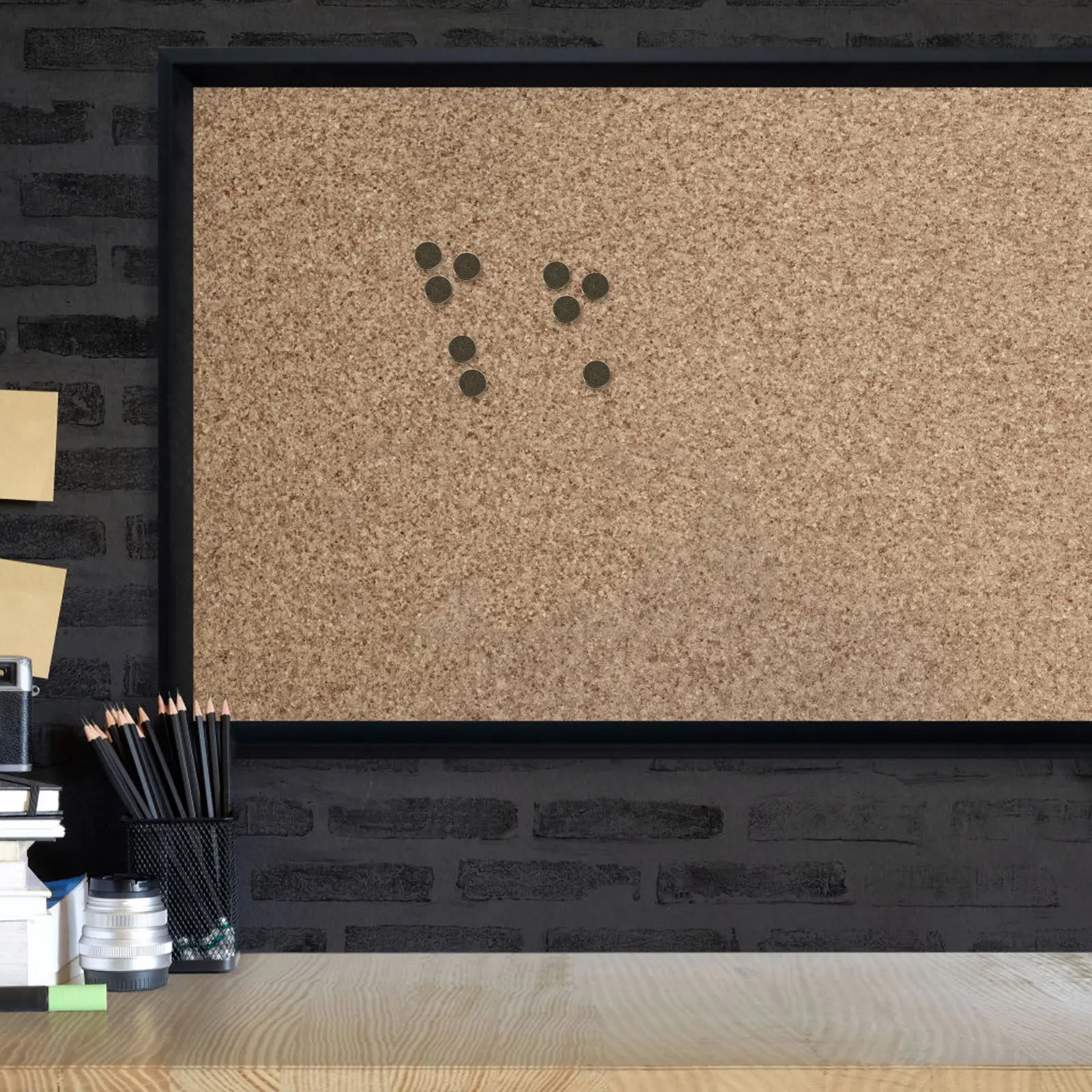 100개 플랫 헤드 써머핀 철제 벽지 고정 못, 가정 사무실 장 벽걸이 그림 포스터 코르크보드 게시판용