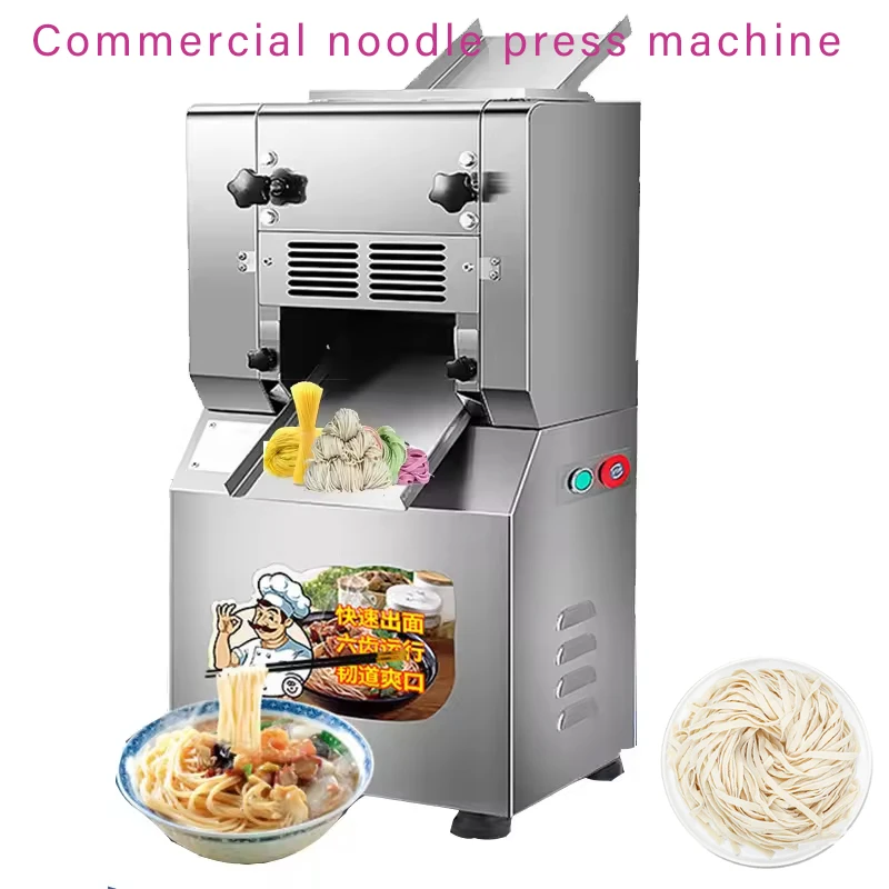 Commercial Fully Automatic Stainless Steel Electric Noodle Press Table Noodle Dumpling Machine Kneading Machine