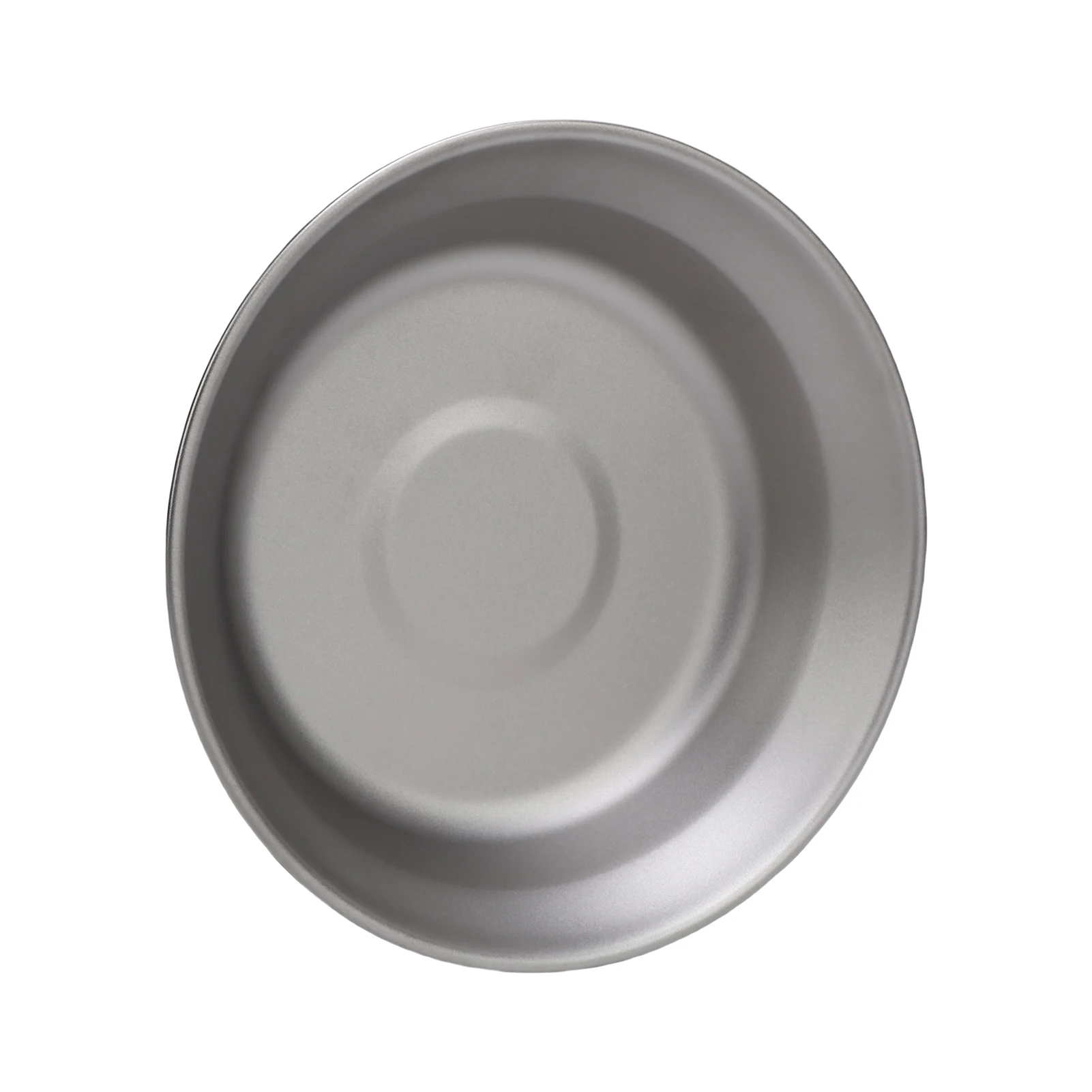 500ml Pure Ti Camping Plate Lightweight Ti Dish Cookware Outdoor Backpacking Plate for Camping Hiking Kitchen