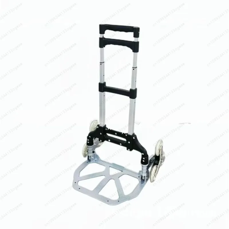 국경 간 이동식 4륜 알루미늄 합금 접이식 손수레, 가정용 맞춤형 OEM 휴대용 플랫폼 트롤리