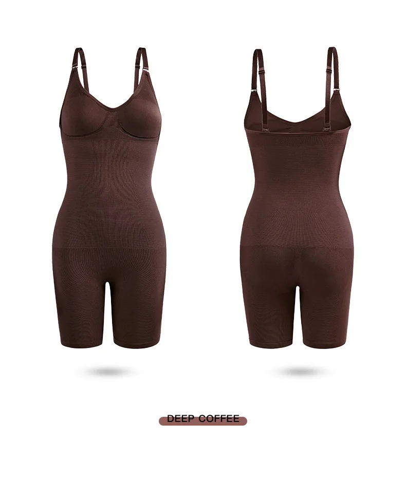 Seamless Shapewear Bodysuit for Women Tummy Control Body Shaper Butt Lifting Fajas Colombianas Slim Catsuit Body Shaper Underwea