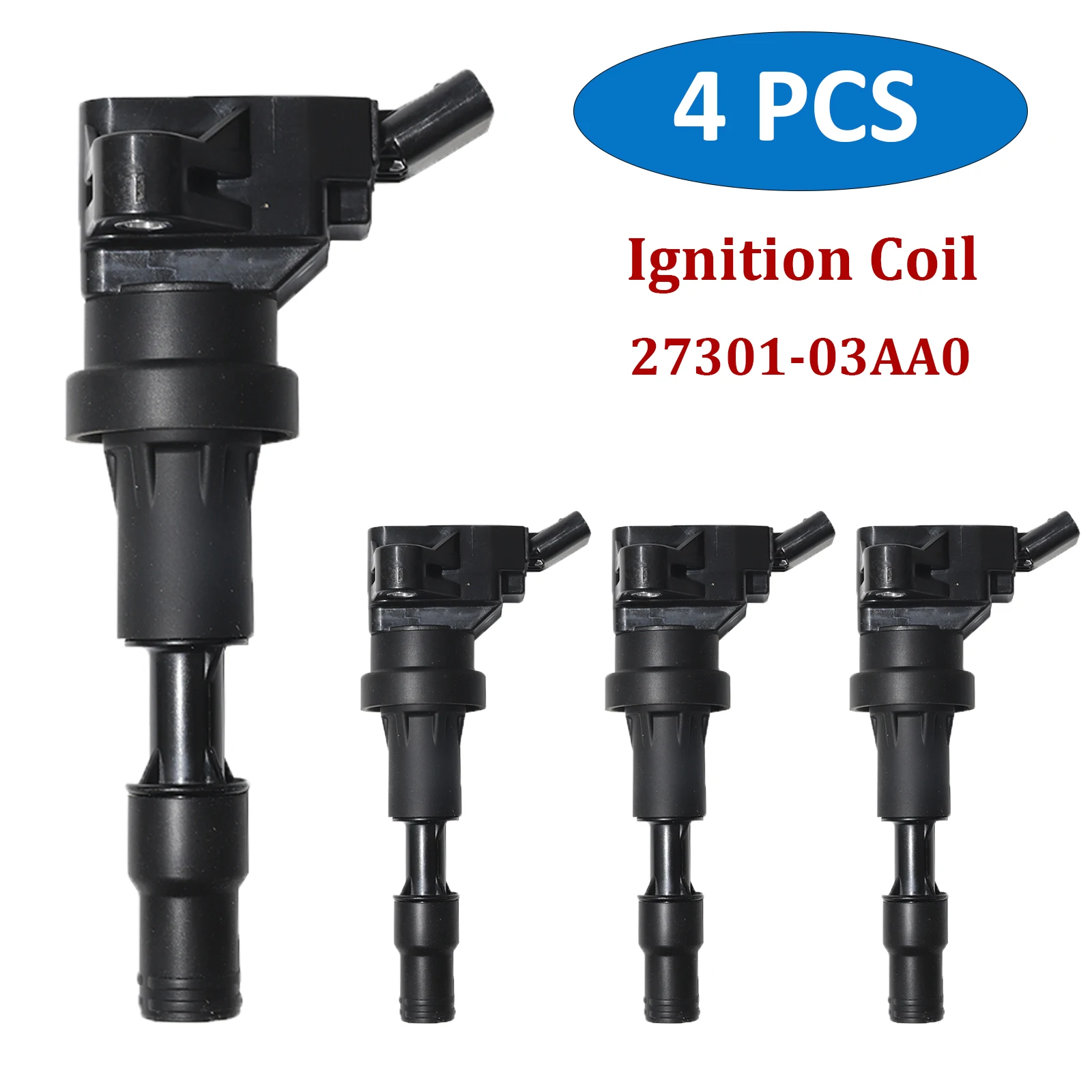 

4Pcs 27301-03AA0 Ignition Coil For Hyundai i30 1.4T-GDI 2016- Kia Ceed Sportswagon XCeed ProCeed 1.4 T-GDI 2018- G4LD 2730103AA0