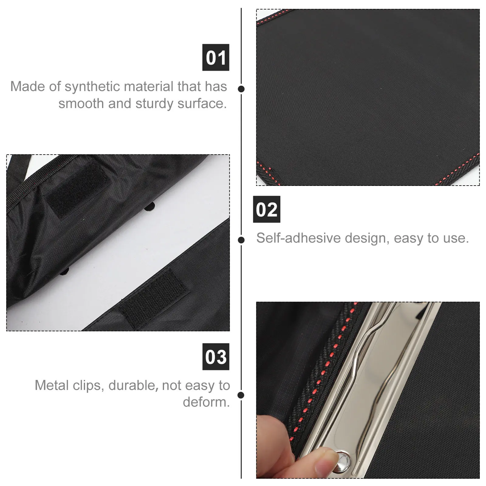 방수 스케치 보드 드로잉 클립보드 합성 소재 강력하고 가벼운 휴대가 간편한 야외 교실 미술용 금속 클립