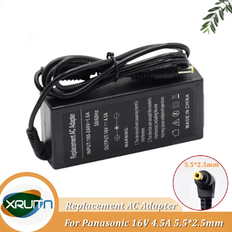 Caricabatterie Adattatore Ca 16V 4.5A 72W Per Panasonic Toughbook Cf-U1 Cf-W8 Cf-C1 Cf-W8E Cf-R6 Cf-W Cf-W2 Cf-W4 Cf-W5 Alimentatore