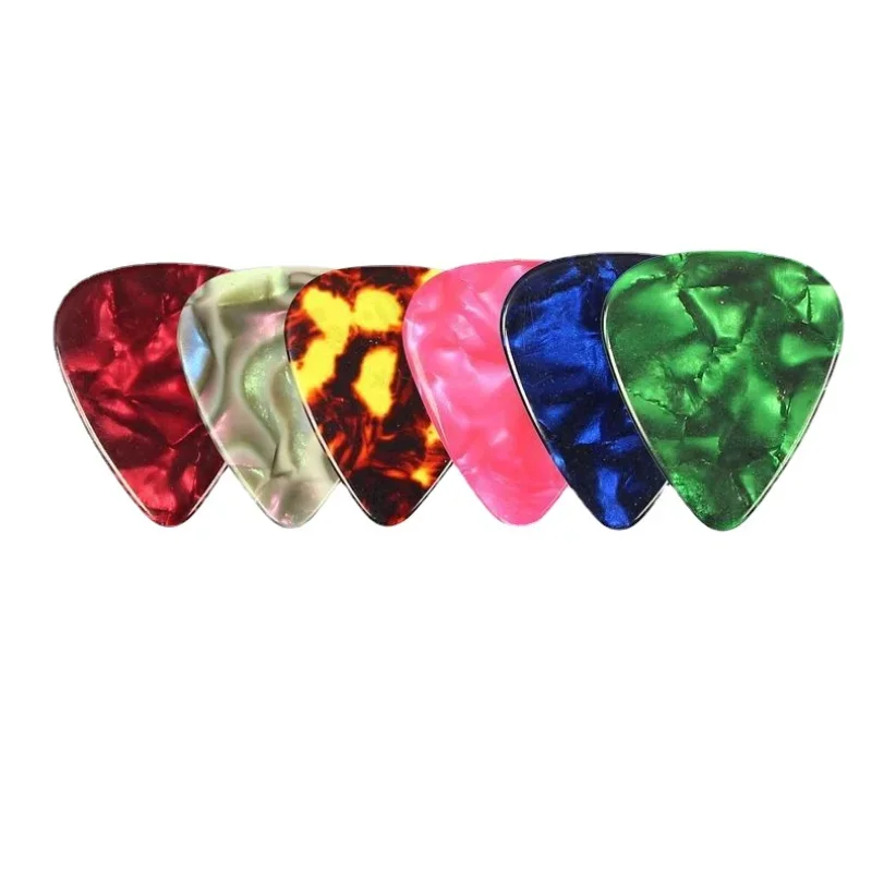 10PCS Guitar Picks Plectrum Mediator Celluloid Electric Smooth Guitar Picks Bass Acoustic Electric Accessories