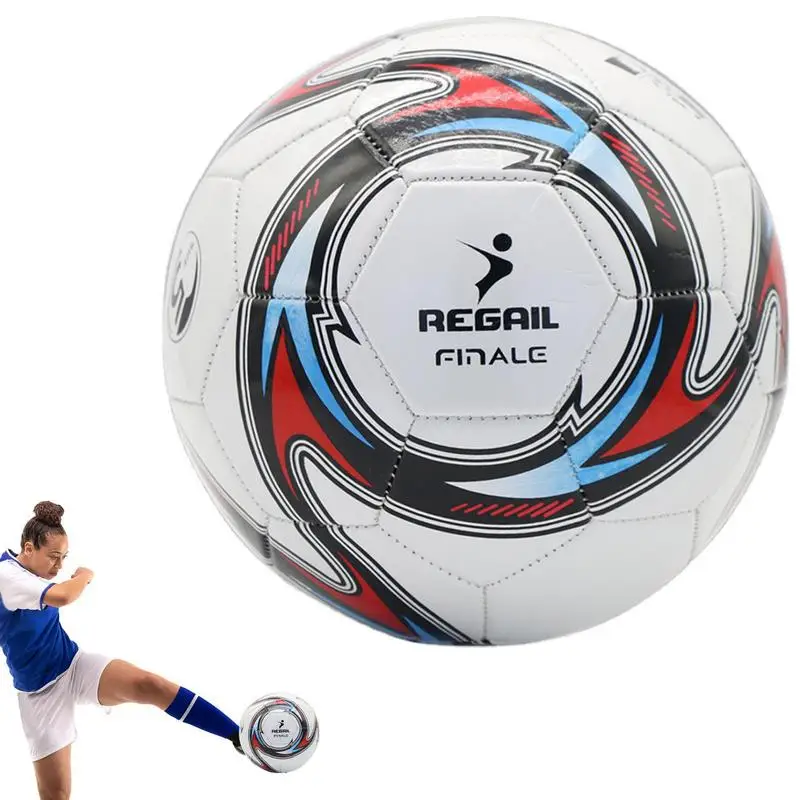 

Thickened Match Soccer Ball Standard Size 5 Football Ball PVC Material High-Quality Sports League Training Balls For Youth