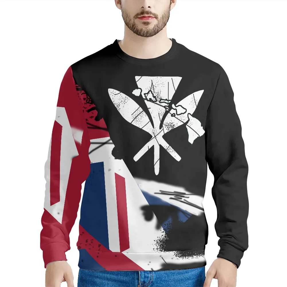 

Толстовка с круглым вырезом и длинным рукавом, футболка с принтом в гавайском стиле, Мужская футболка большого размера, подходит для любой толпы, осень 2022