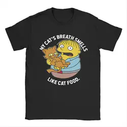 Vintage Y2K Streetwear Crew Neck Short Sleeve T - Shirt - Simpsons Humor Design in Cotton - S (1)