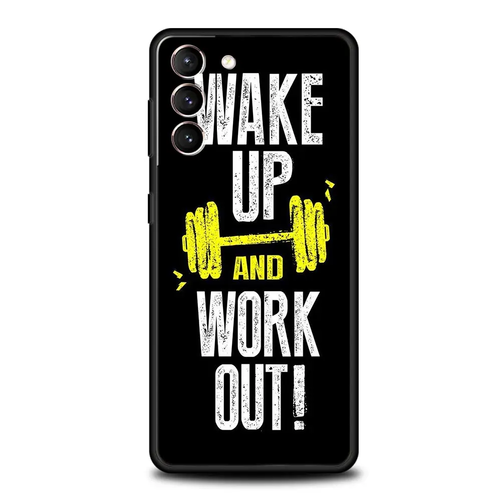 Gym Fitness Bodybuilding Soft Silicone Phone Case