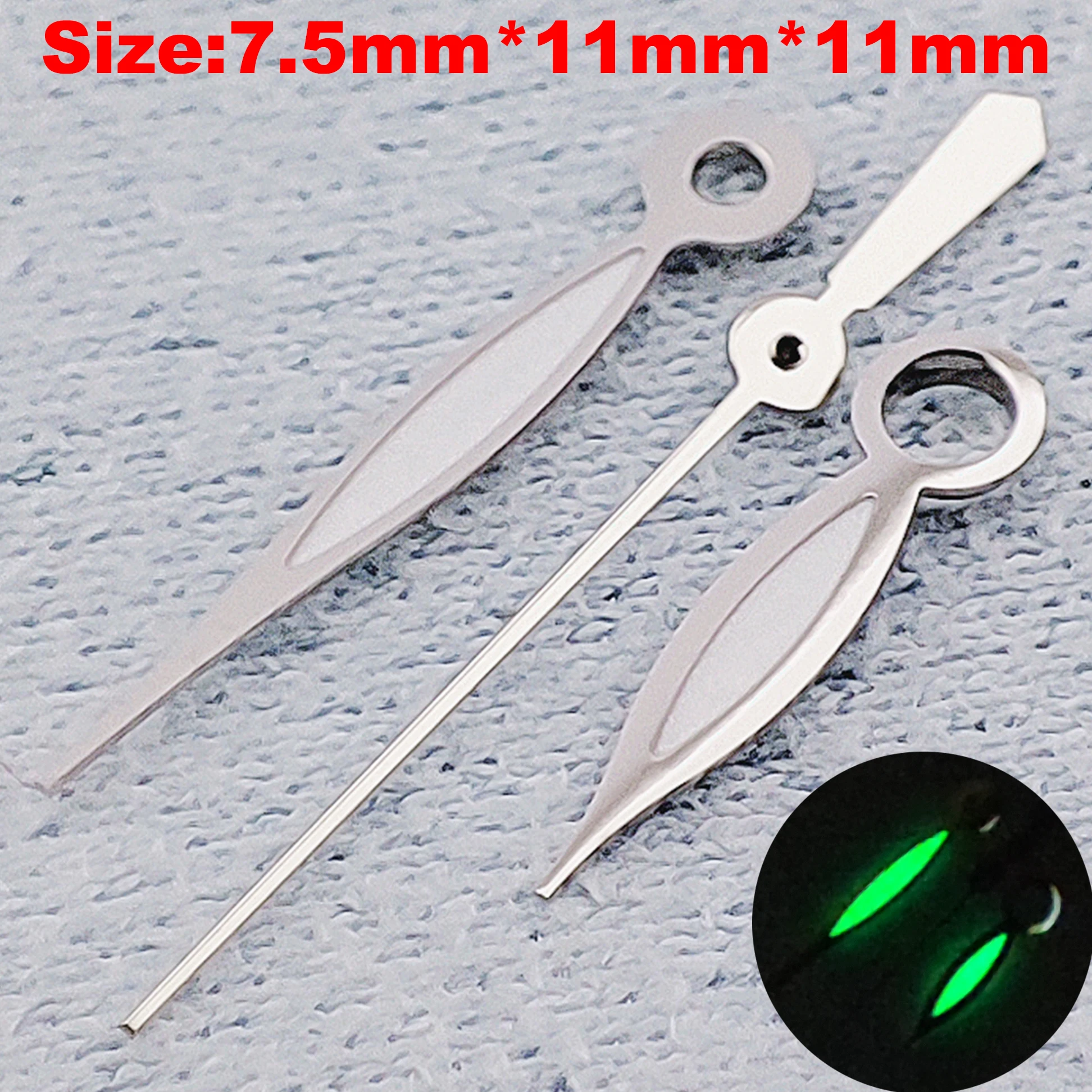 Luminous Multi-Color Watch Hands - Green, Black, Silver, Gold, Rose