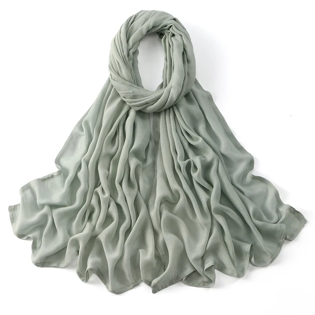 185*75 cm musulman Modal Hijab rayonne coton châles pour femmes mince plaine écharpe grande taille foulard islamique Turban bandeau