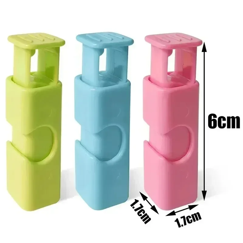 12 PCS Bread Bag Clips Squeeze Reusable Fresh Food Seal Plastic Clip Snack Bag Seal Spring Clip Home Kitchen Storage