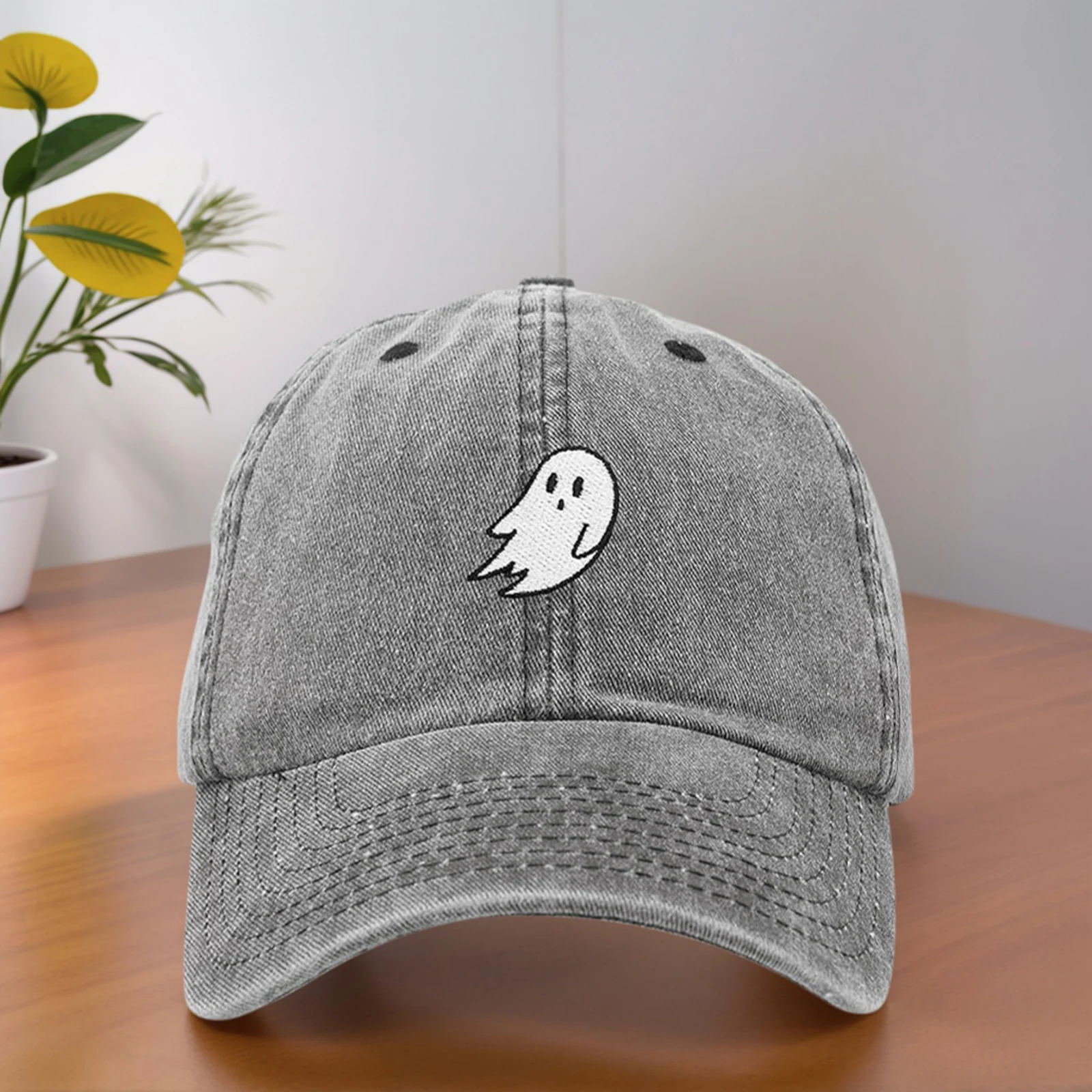 Outdoor Sun Hat Breathable Casual Baseball Cap Adjustable Retro Printed Baseball Hat for Activities Hiking Camping Picnic