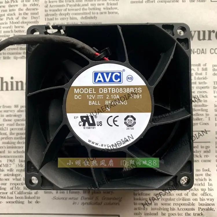

Новый комплект охлаждающего вентилятора DBTB0838B2S 8038 12 в а PWM