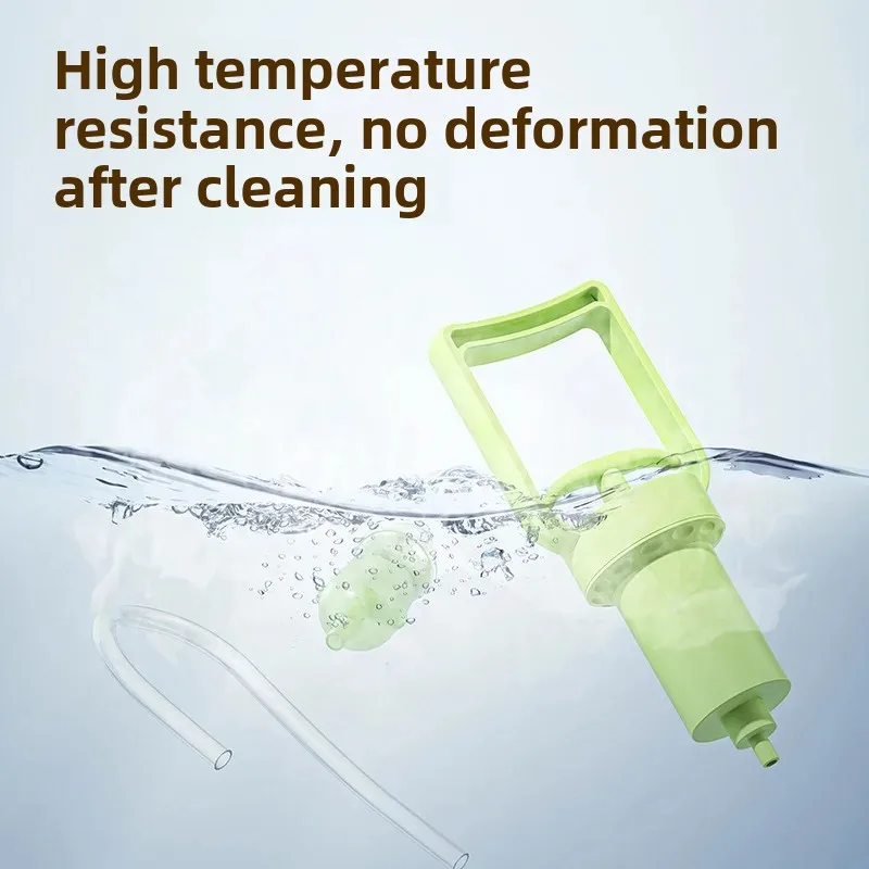 Manual Nasal Aspirator for Babies Newborn Children Hand Pull Type Clear Nasal Mucus And Debris Baby Nose Blockage Cleaner