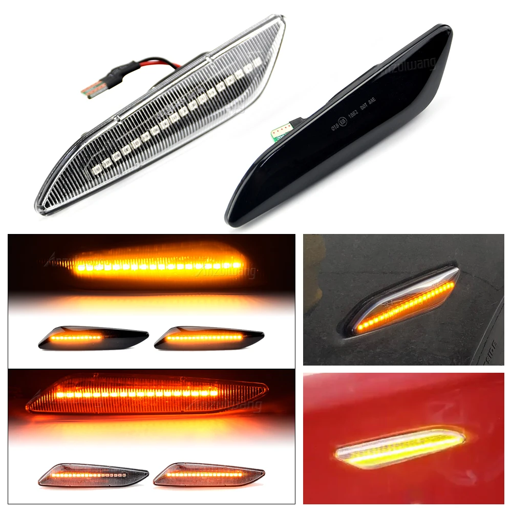 Kaufe LED Dynamische Blinker Seite Marker Blinker Lampe Zubehör Für Alfa  Romeo 147 156 Fiat Egea Tipo Lancia Delta ypsilon 3