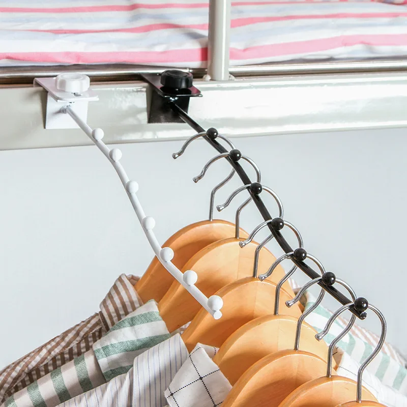 Student Dormitory Tools: Bedside Clothes Hook Bedside Hanging Hangers The Dormitory Clothes Storage Rack Storage Shelves