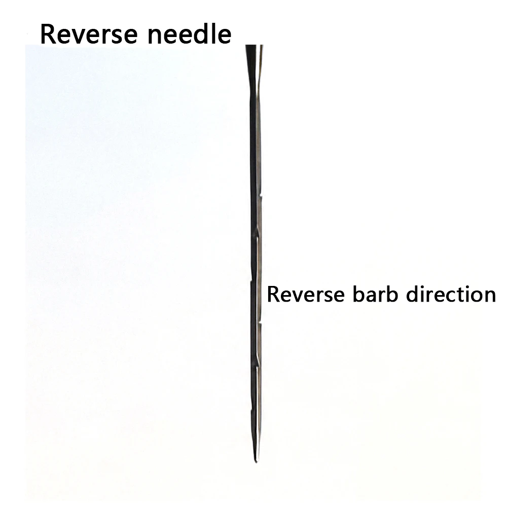 Reversing needle