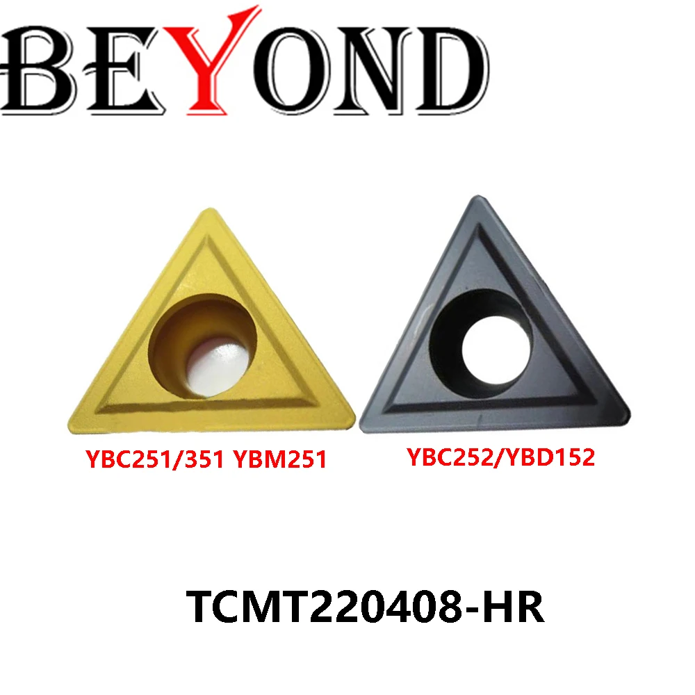 

100% Original TCMT220408-HR YBC251 YBC351 YBC252 YBD152 YBM251 CNC Cutter Turning Tools Carbide Insert Machine Lathe TCMT BEYOND