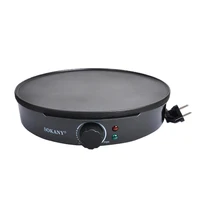 Electric Crepe Maker, Pancake Maker, Non-stick Coating, and Batter Spreader for Home Breakfast Maker 1