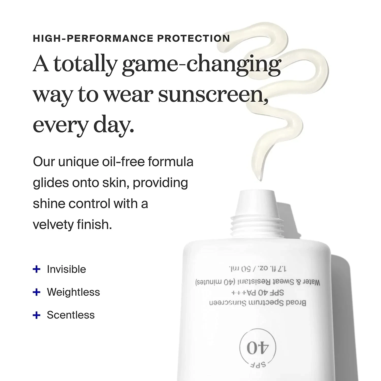 Supergoop Primer Make up Product spf40 Unseen Sunscreen Broad Spectrum Glowscreen Sunscreen Face Body Makeup 50ml makeup primer,primer gel,facial primer