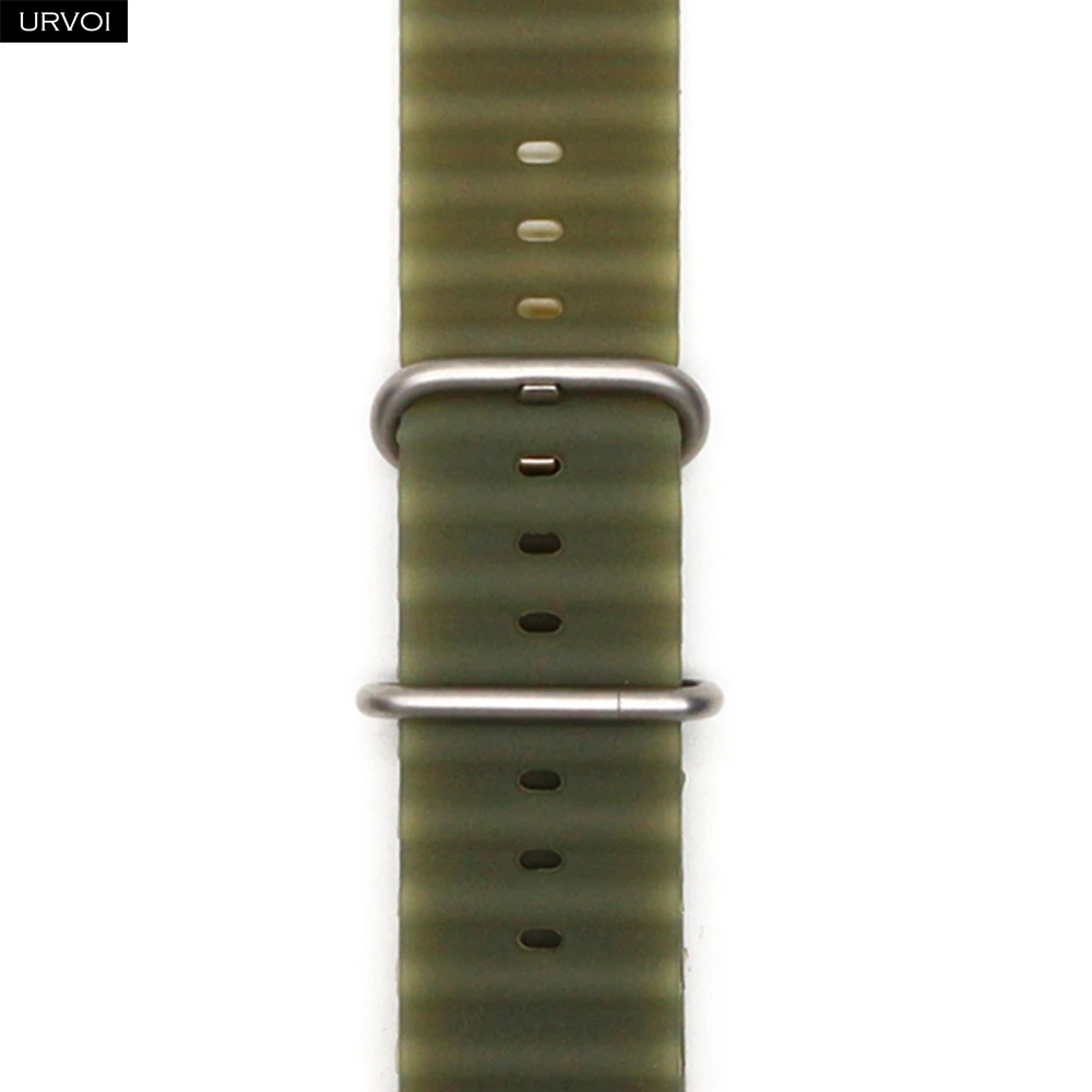 URVOI Ocean Silicone Sport Band with Black Buckle