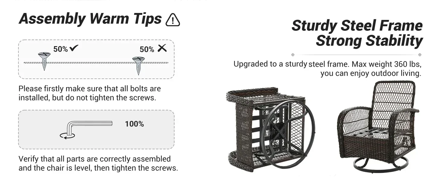 patio bistro sets 3 piece