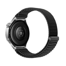 18mm Universal Nylon Adjustable Replacement Watch Strap Bracelet for 18mm Universal (Black)