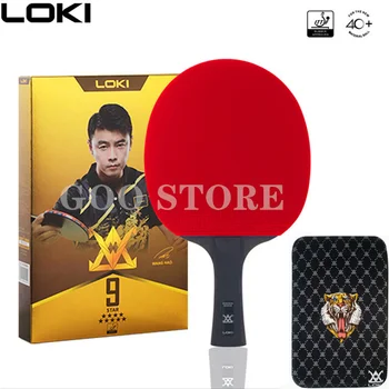 LOKI 탁구 라켓 탄소 블레이드, 높은 점착성, 오리지널 LOKI 탁구 배트 대회 패들, 9 스타, 8 스타, 7/6 스타