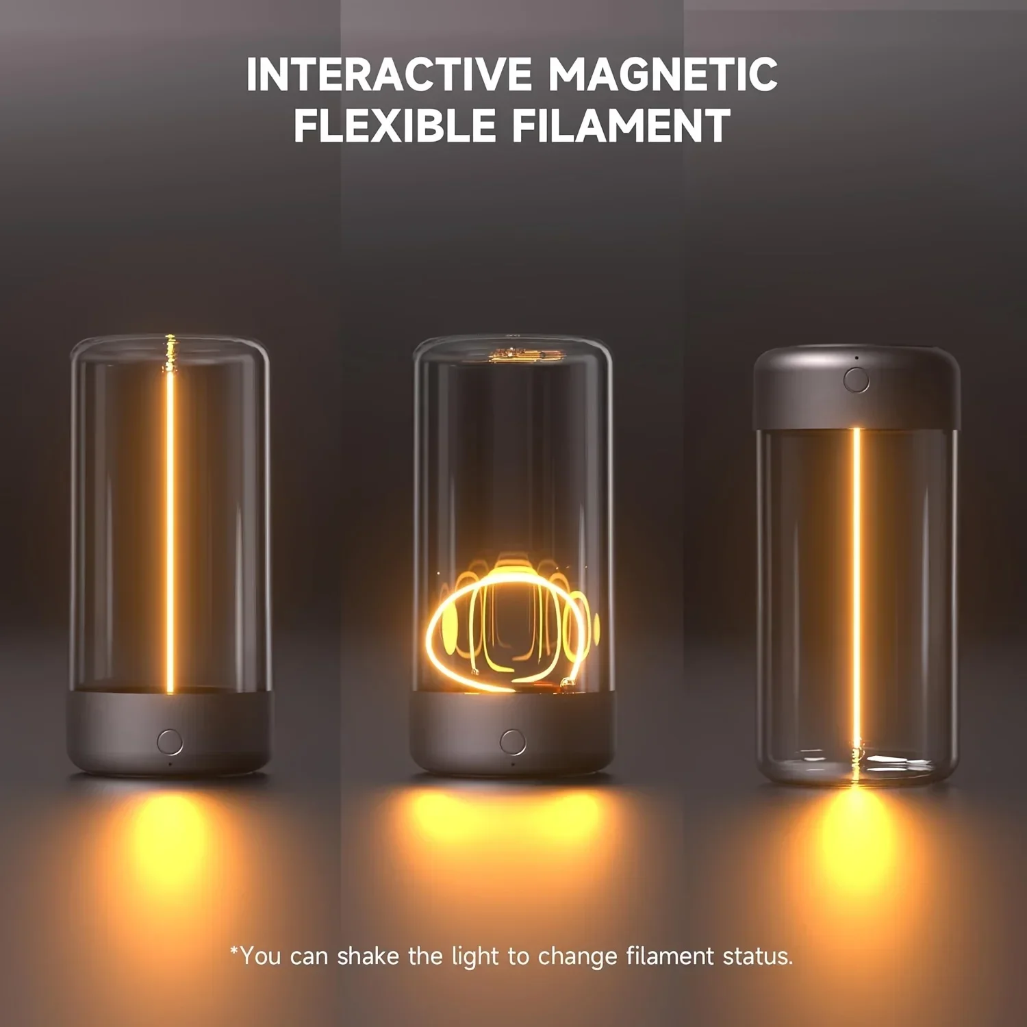 Portable LED Night Light with USB Charging and Magnet Design