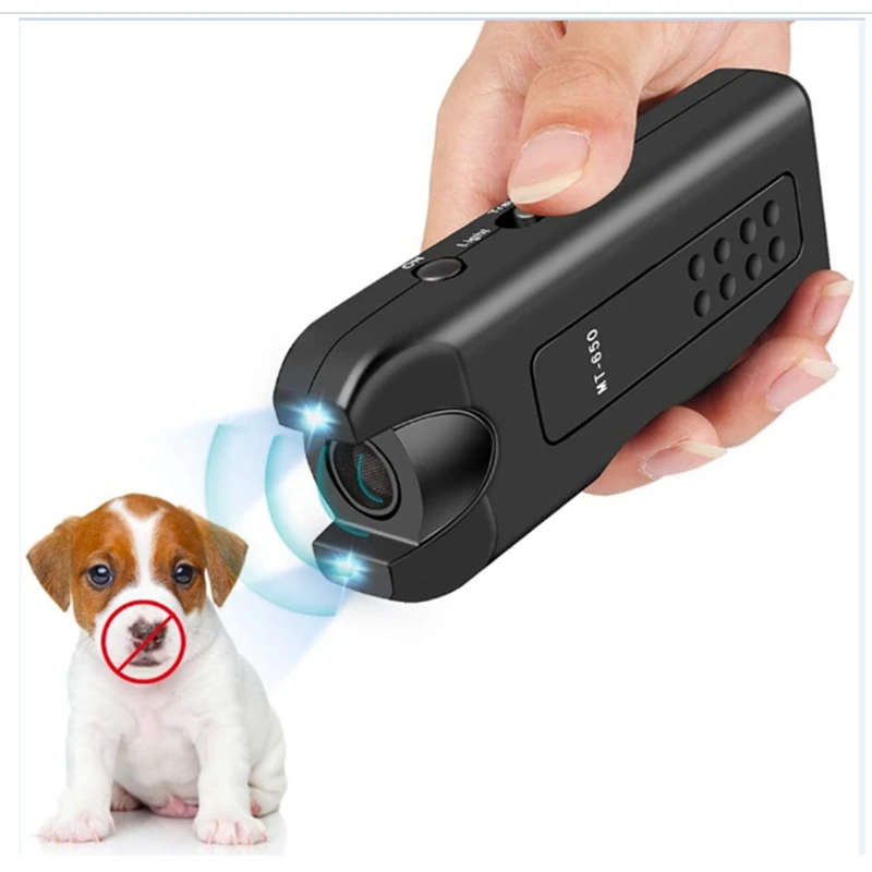 Ultrasonic Dog Repeller Chaser Stop Bark Trainer Electronic Device