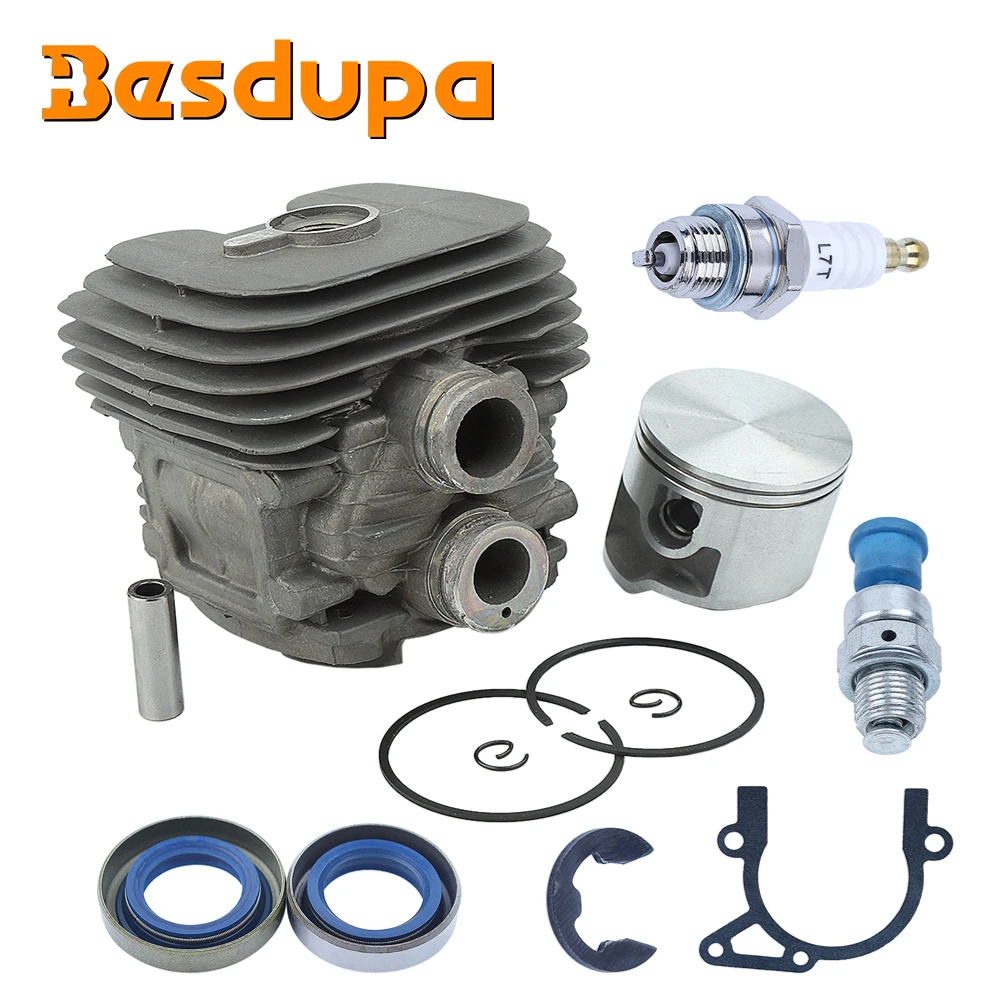 Kit Guarnizioni Pistone Cilindro 50Mm Per Stihl Ts410 Ts420 Ts 410 420 Troncatrice Valvola Di Decompressione Candela 42380201202