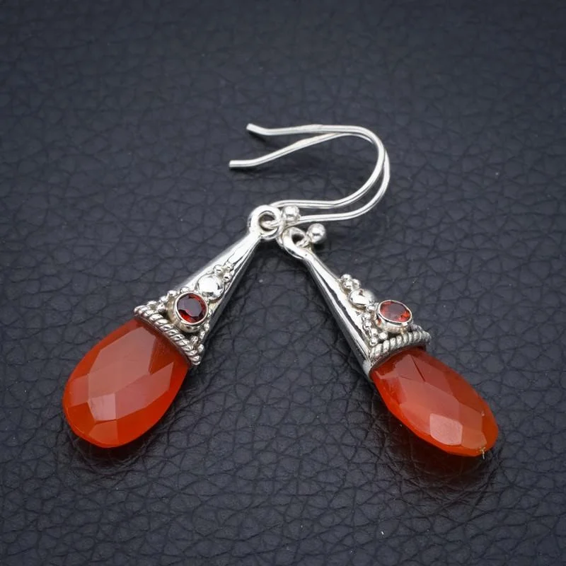

Серьги Серебряные в виде сердолика, 1,75 дюйма, F5722