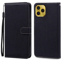 Silicone Wallet Flip Leather Case with Soft TPU Protective Cover for Blackview A95 (Black)