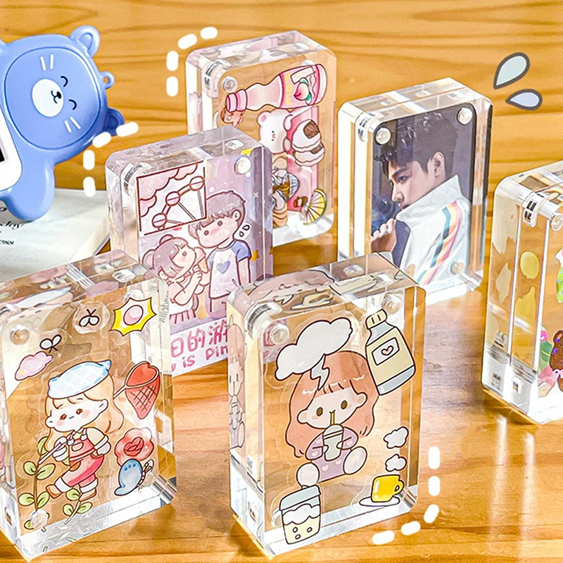 Transparent Acrylic Photo Frame Poster Display Stand Photo