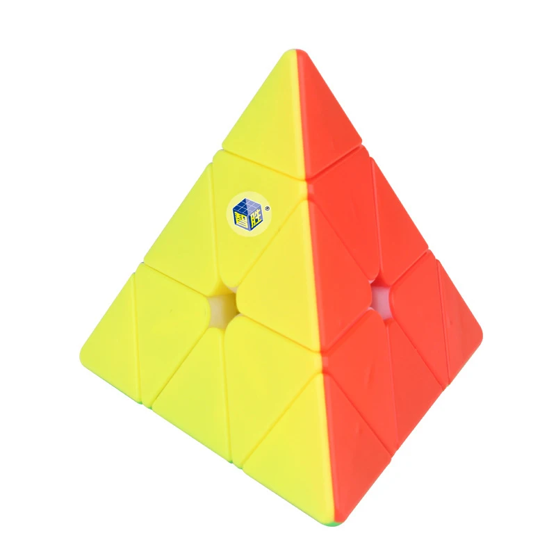 Magnetic Magic Pyramid Cube Stickerless Yongjun Magnets Triangle Puzzle Speed Cubes For Children Kids Gift Toy Cube Puzzle moyu magic cube magic tower профессиональные развивающие игрушки smooth pyramid cube для детей