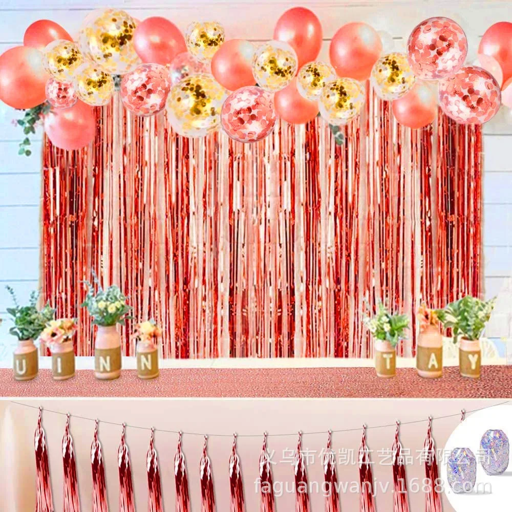 

50pcs Rose Gold Metal Balloons Adults Happy Birthday Party Decor Kids Ballon Boy Girl Birthday Baloon Wedding Birthday Balon
