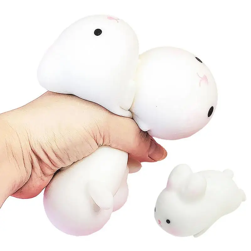 

Squeeze Toys For Kids Soft Entertainment Flexible Toy Bunny Relaxing Toy Finger Exercise Cute Animal Toy Small Sensory Toy