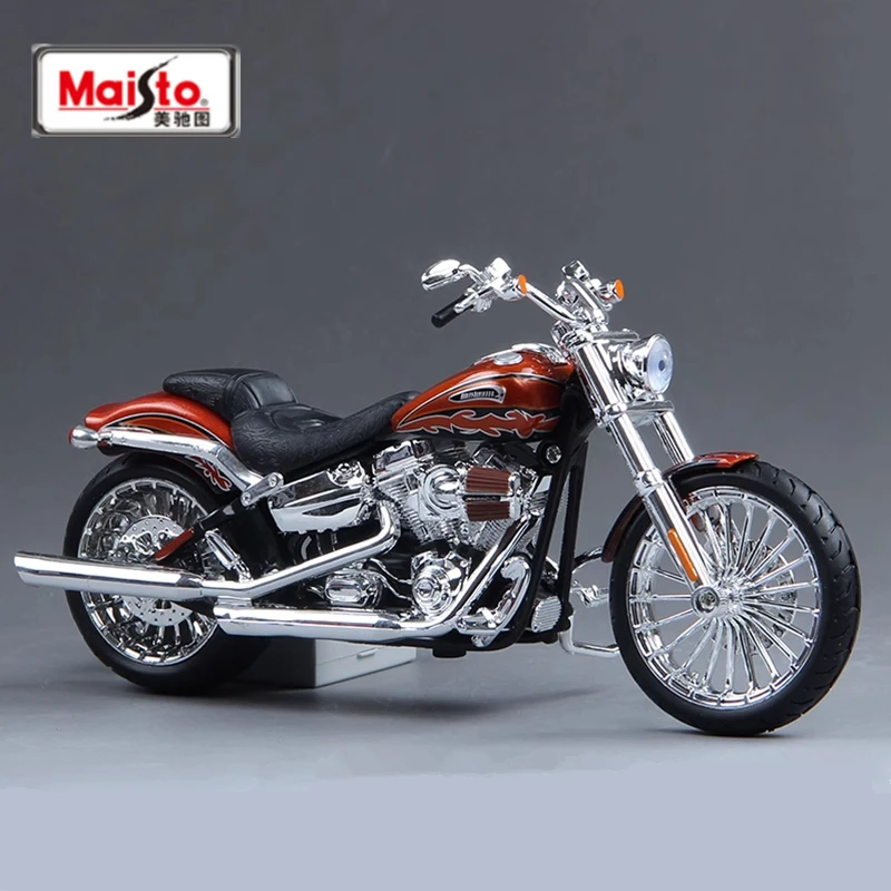 Maisto 1:12 Harley 2014 CVO BREAKOUT Alloy Racing Motorcycle Model Simulation Metal Street Motorcycle Model Childrens Toys Gifts 2